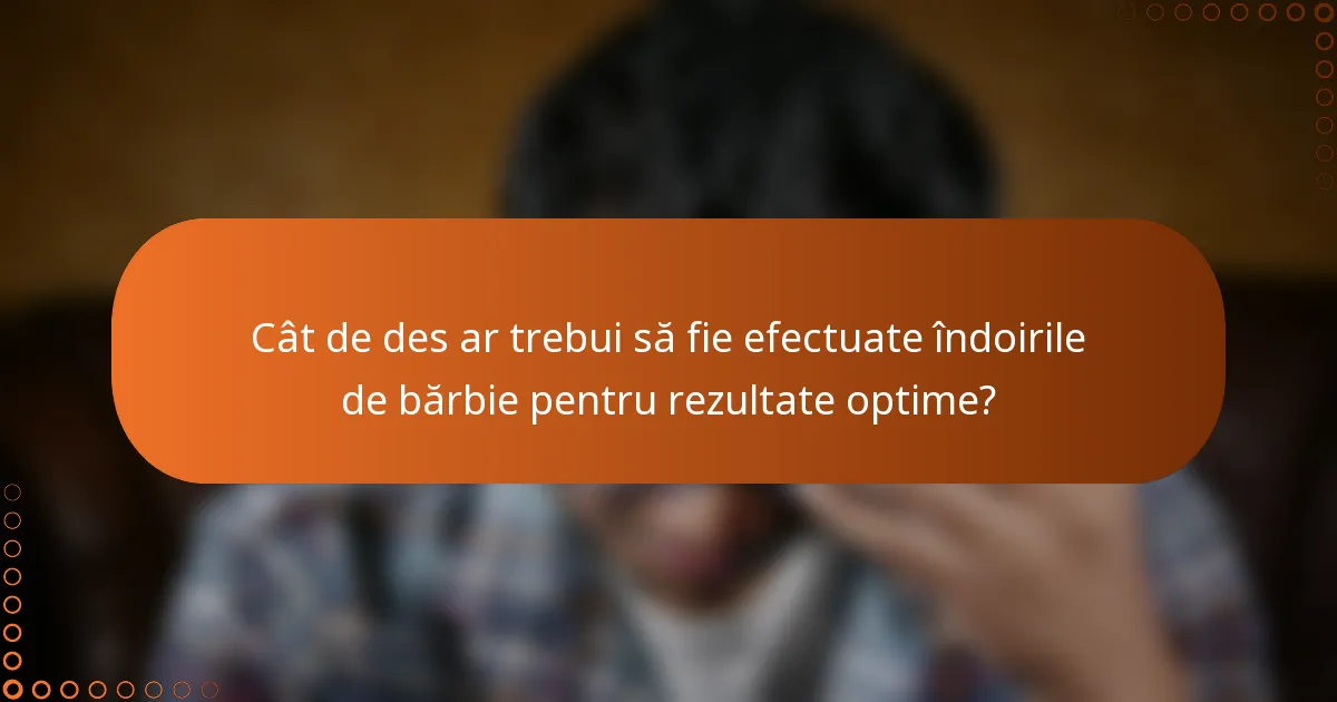 Cât de des ar trebui să fie efectuate îndoirile de bărbie pentru rezultate optime?
